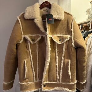 Levi's Brown Shearling Jacket